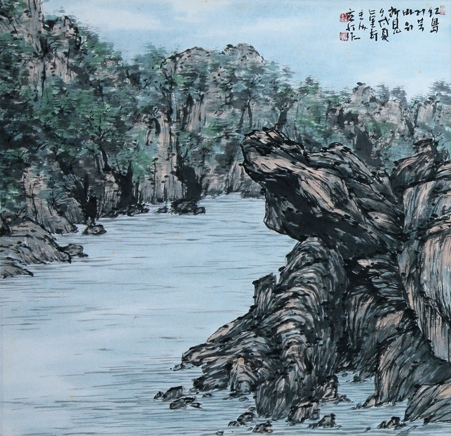 홍도10경 병풍(4)